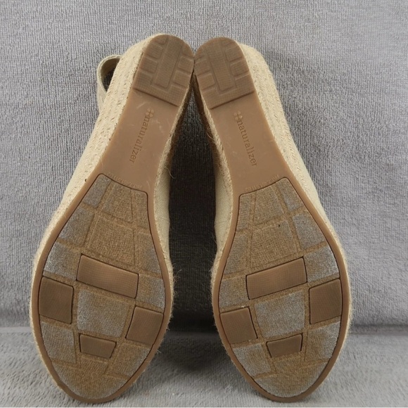 Natralizer. Tan Espadrilles with Floral Detail - Picture 8 of 10